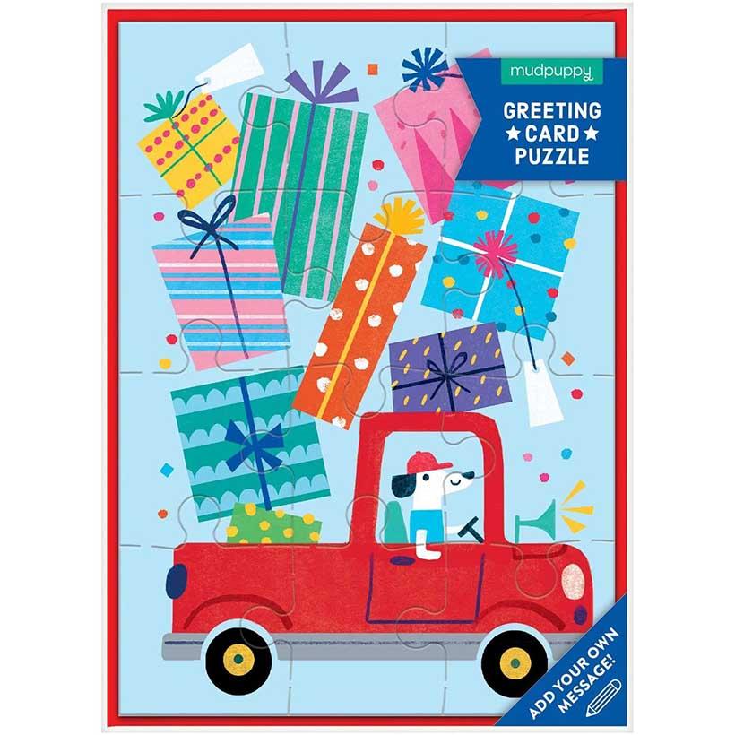 Birthday Truck Greeting Card Puzzle