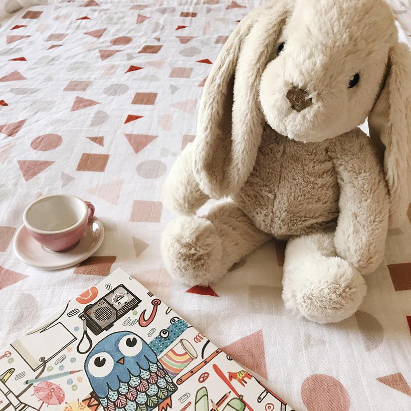 Terrazzo Blanket in Terracotta