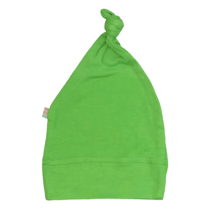 Grass Solid Color Knot Beanie