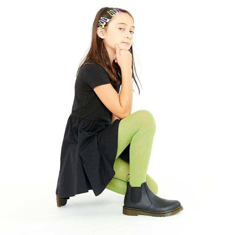 Knit Tights in Avocado