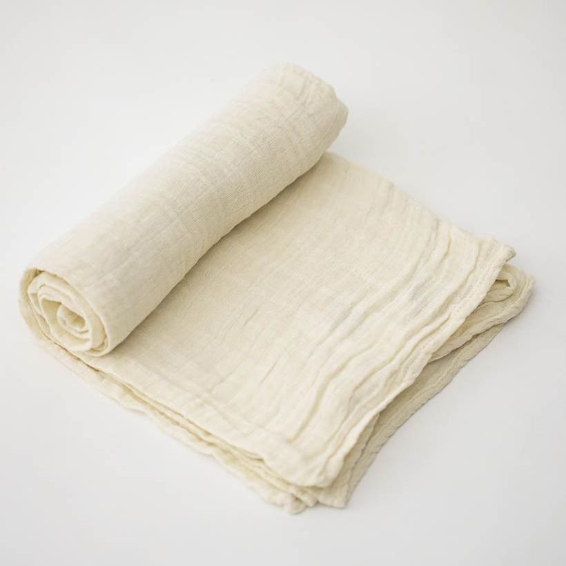 Linen Muslin Swaddle Blanket