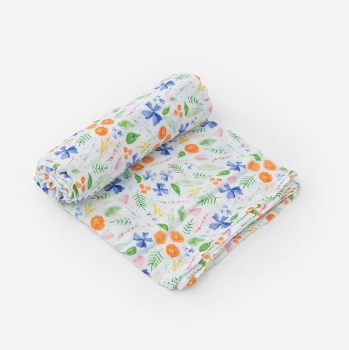 Mountain Bloom Muslin Swaddle