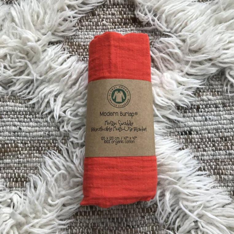 Wildfire Organic Cotton Muslin Swaddle