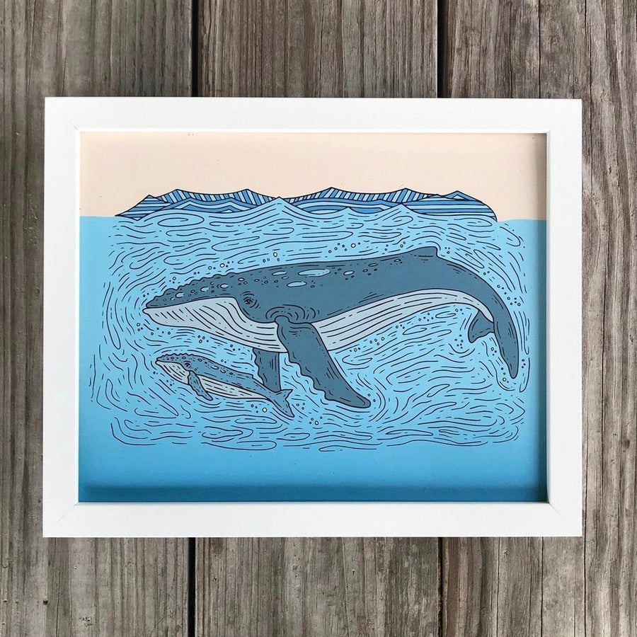 Whale Print