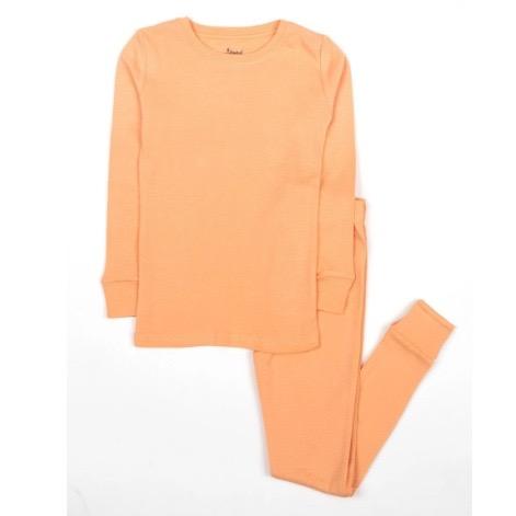 Solid Cotton Lounge Set — Peach Pink