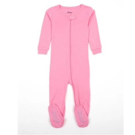 Zip Footie Pajamas—Pink