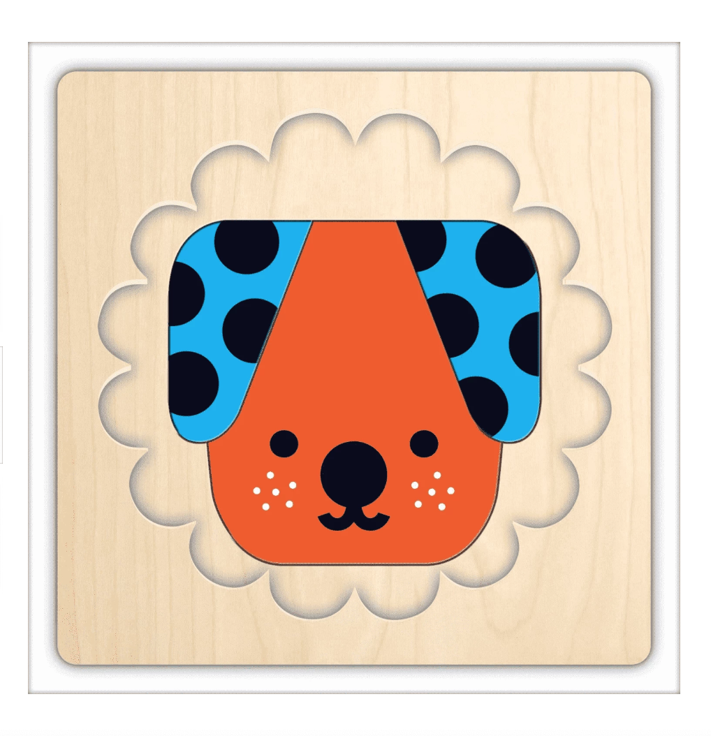 Animal Faces 4 Layer Puzzle