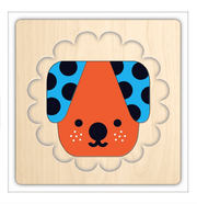 Animal Faces 4 Layer Puzzle