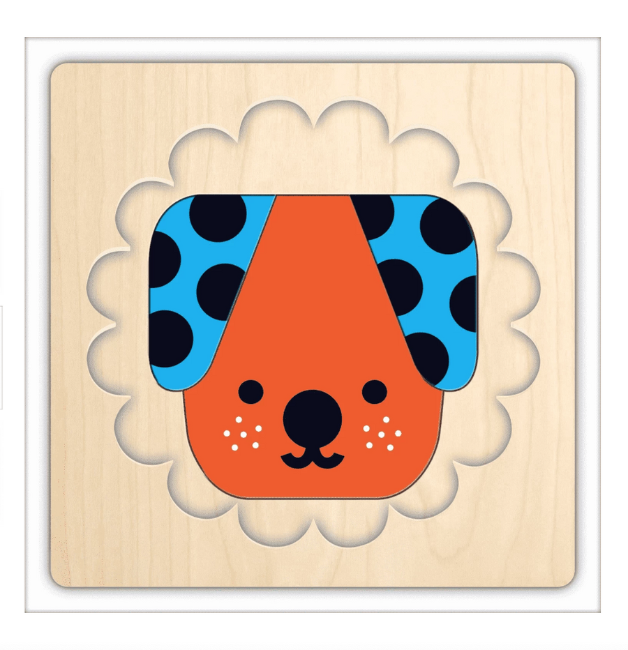 Animal Faces 4 Layer Puzzle