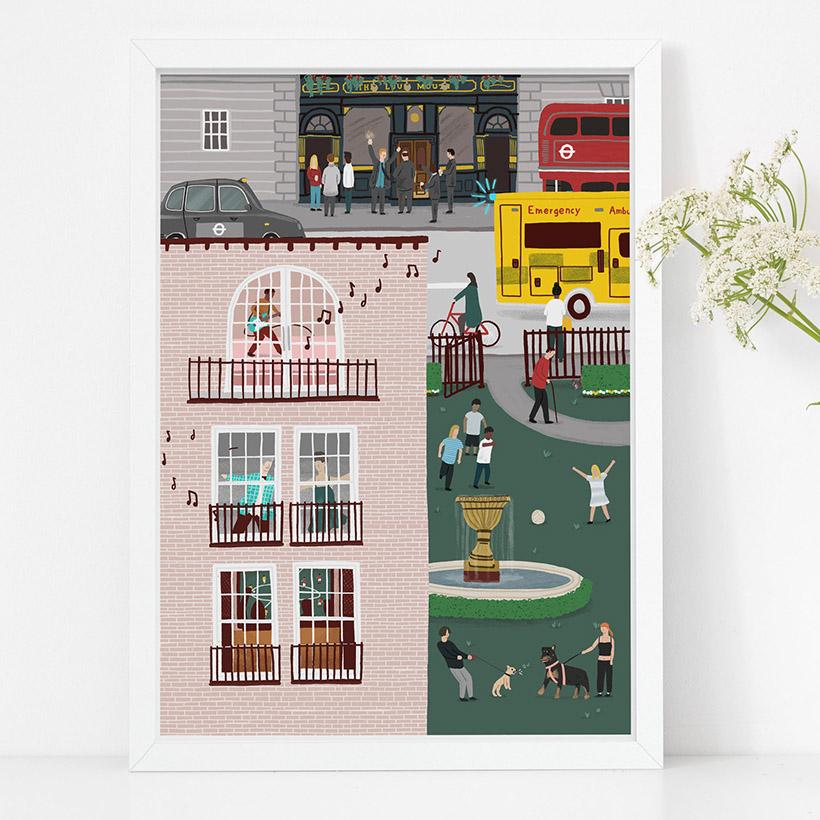 Sounds of the City Print