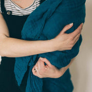 Lake Muslin Swaddle Blanket