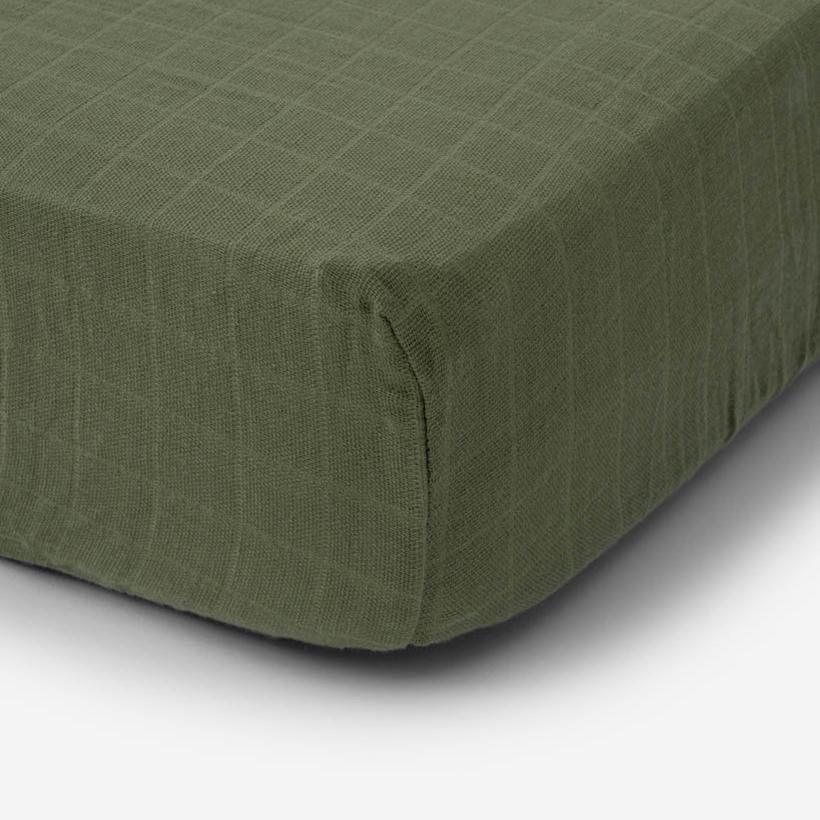 Fern Muslin Crib Sheet
