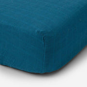 Lake Muslin Crib Sheet