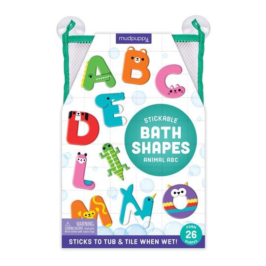 Animal ABC Stickable Bath Shapes