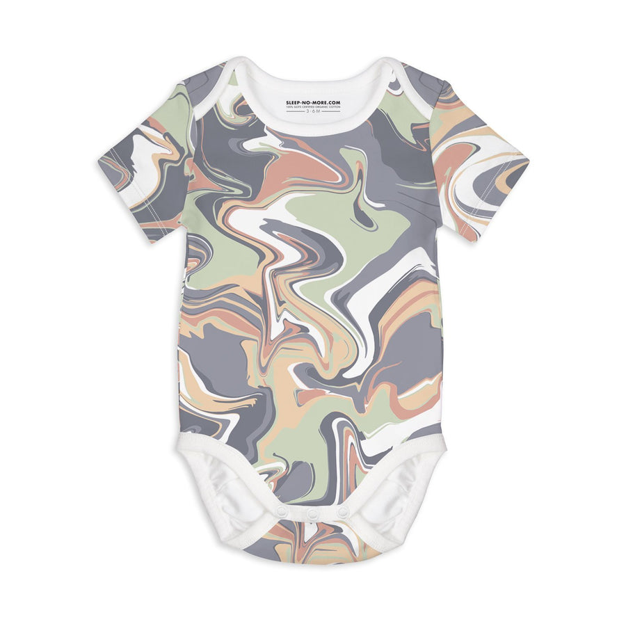 Marbles Short Sleeve Onesie
