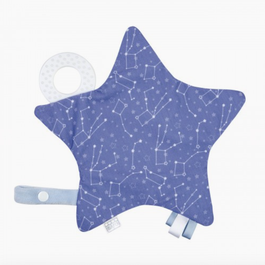 Blue Crackling Star Teether