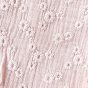 Blush Embroidered Swaddle