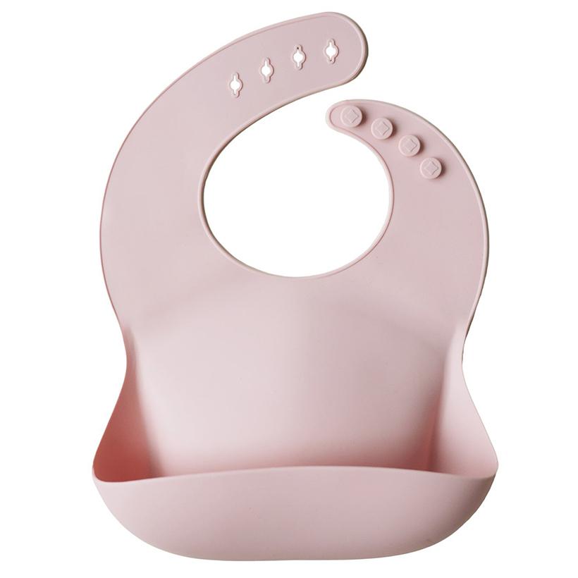 Blush Silicone Bib