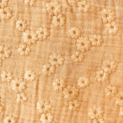 Caramel Embroidered Swaddle