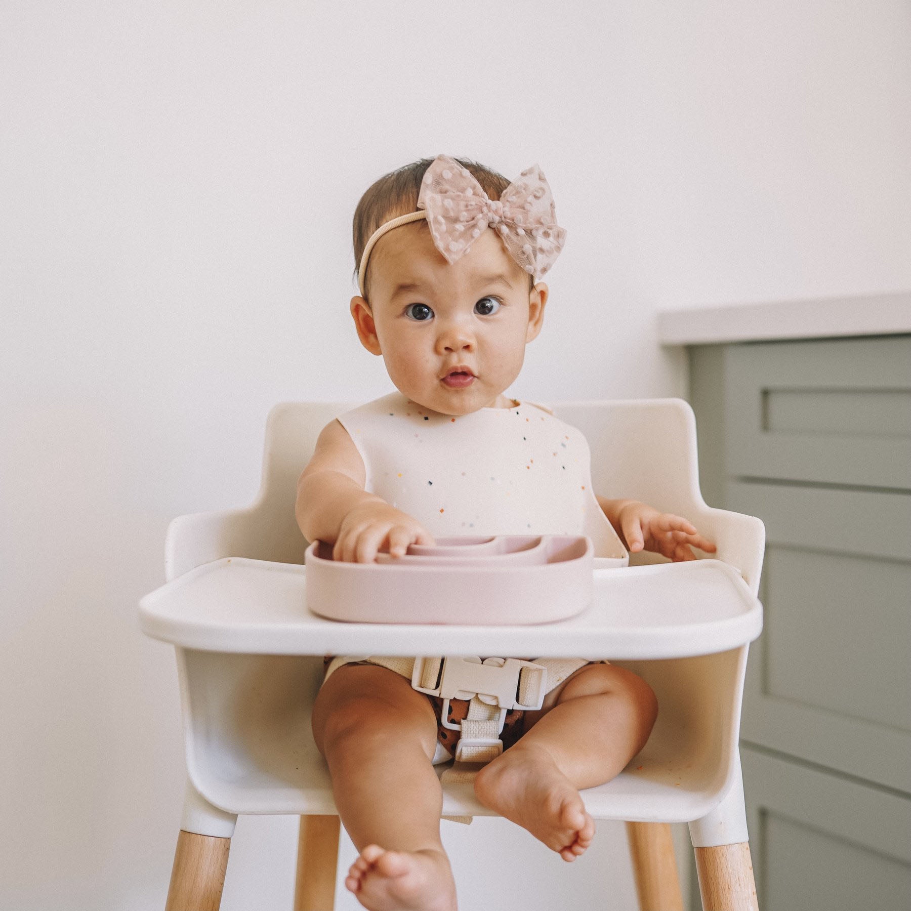 Coconut Confetti Silicone Bib