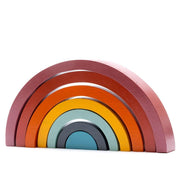 Contemporary Wooden Rainbow Stacker