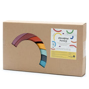 Contemporary Wooden Rainbow Stacker