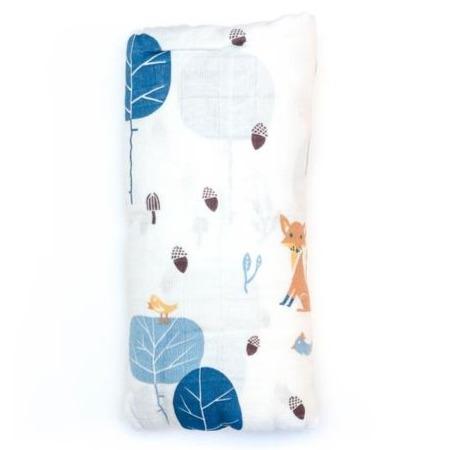 Forest Friends Muslin Swaddle