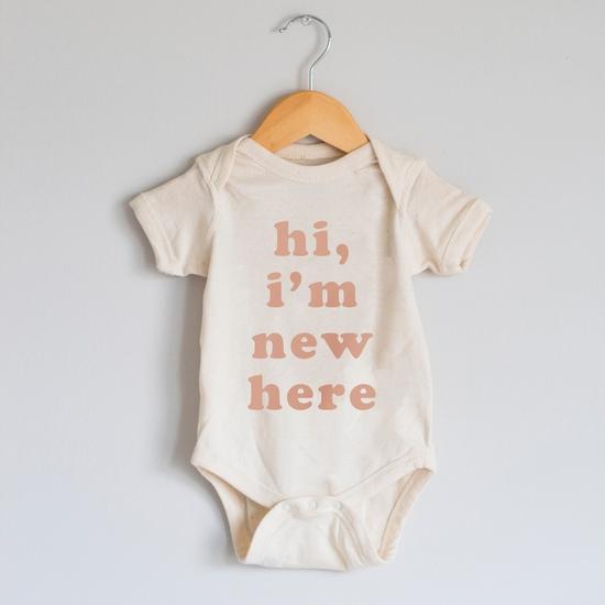 Hi, I'm New Here Onesie