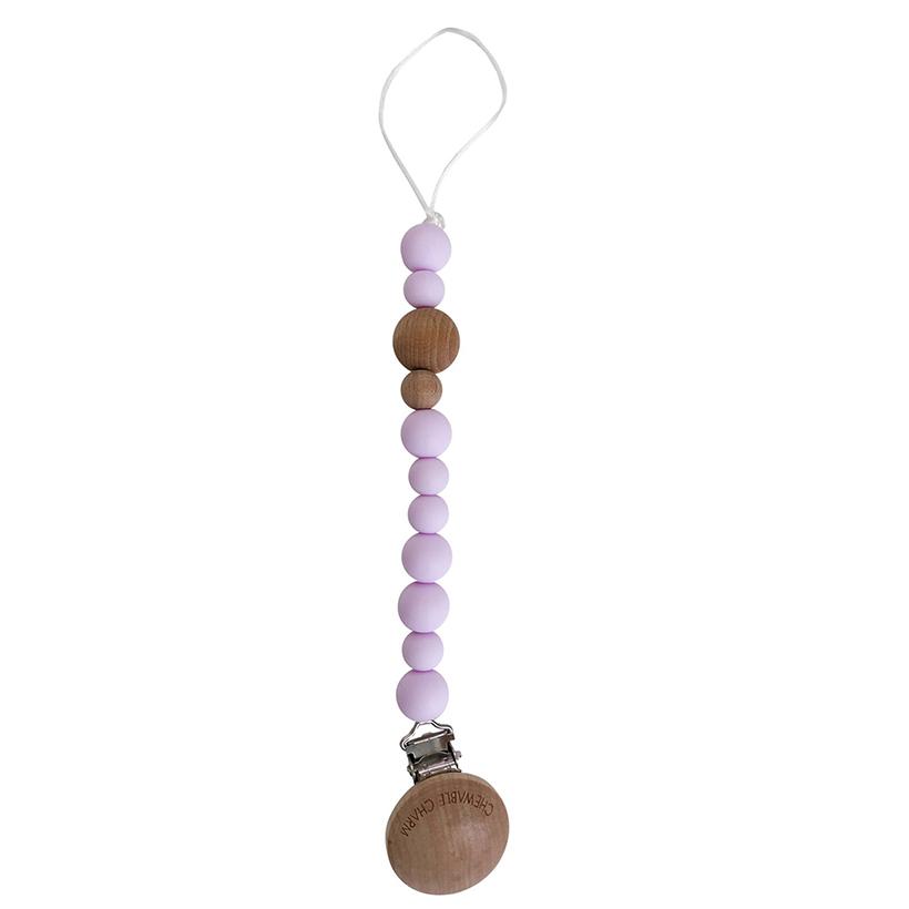 Classic Pacifier Clip in Lavender