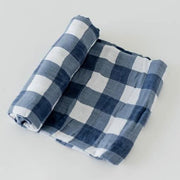 Jack Plaid Muslin Swaddle