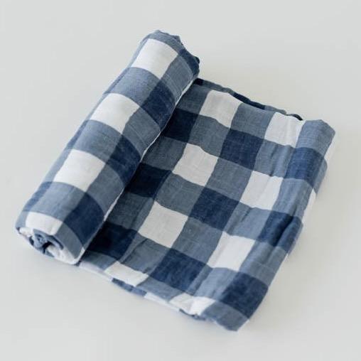Jack Plaid Muslin Swaddle
