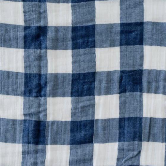 Jack Plaid Muslin Swaddle