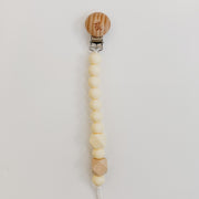 Jolie Pacifier Clip in Butter Yellow
