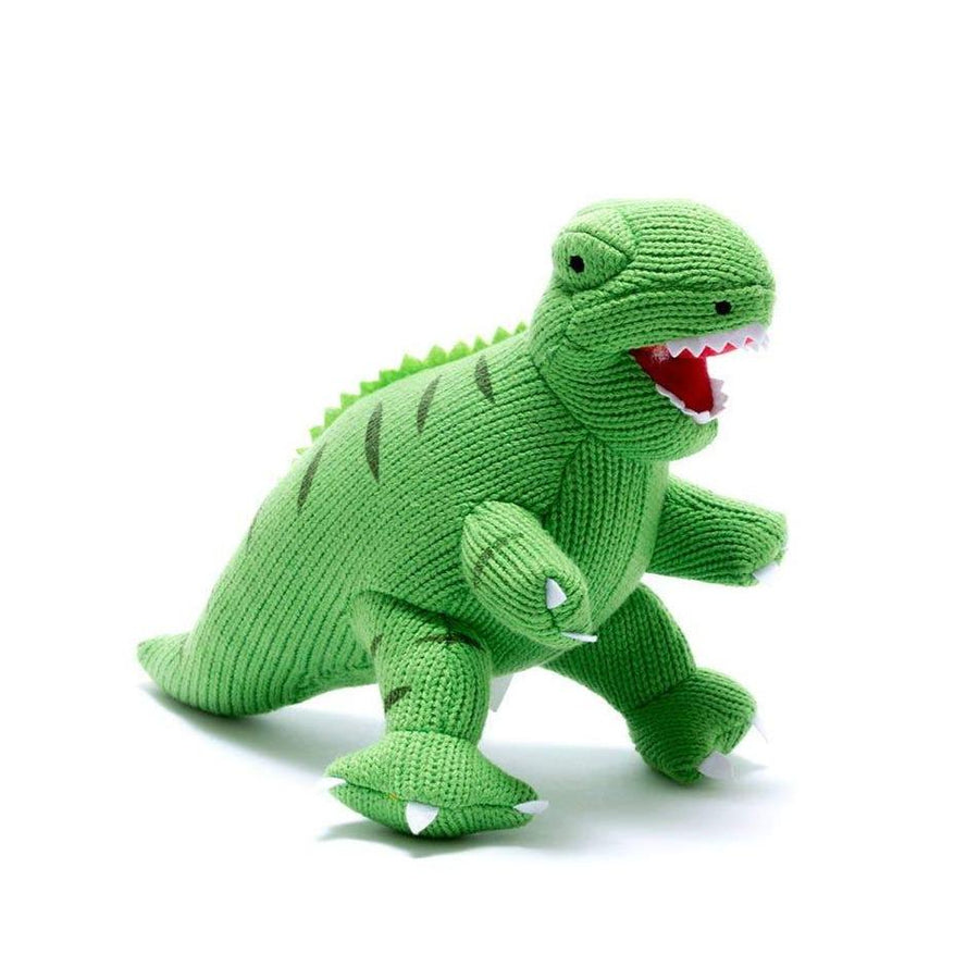 Knitted Green T-Rex