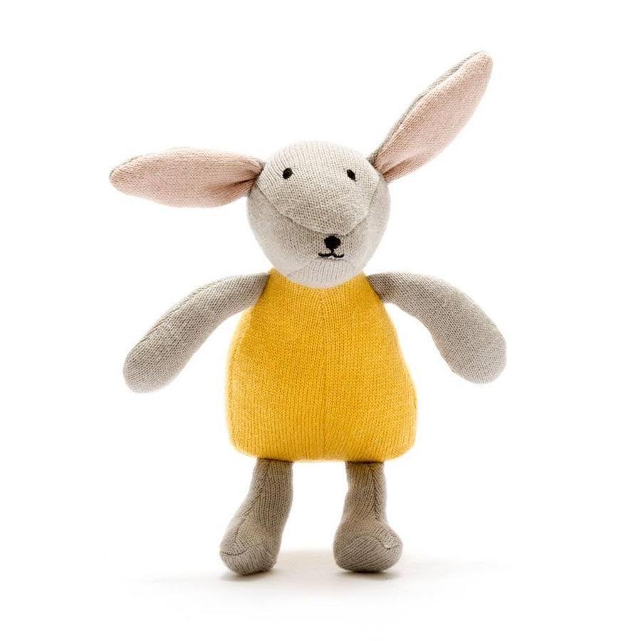 Knitted Mustard Bunny