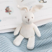 Knitted White Bunny Rattle