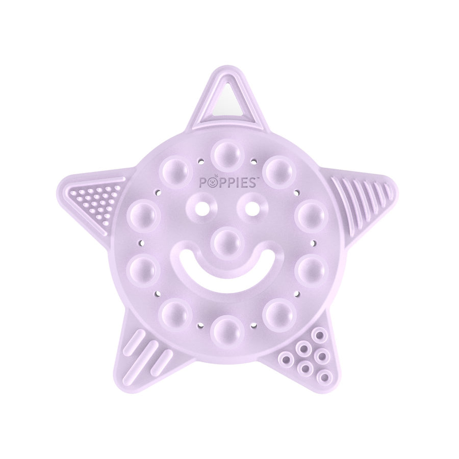 Smiley The Star Teether in Lavender