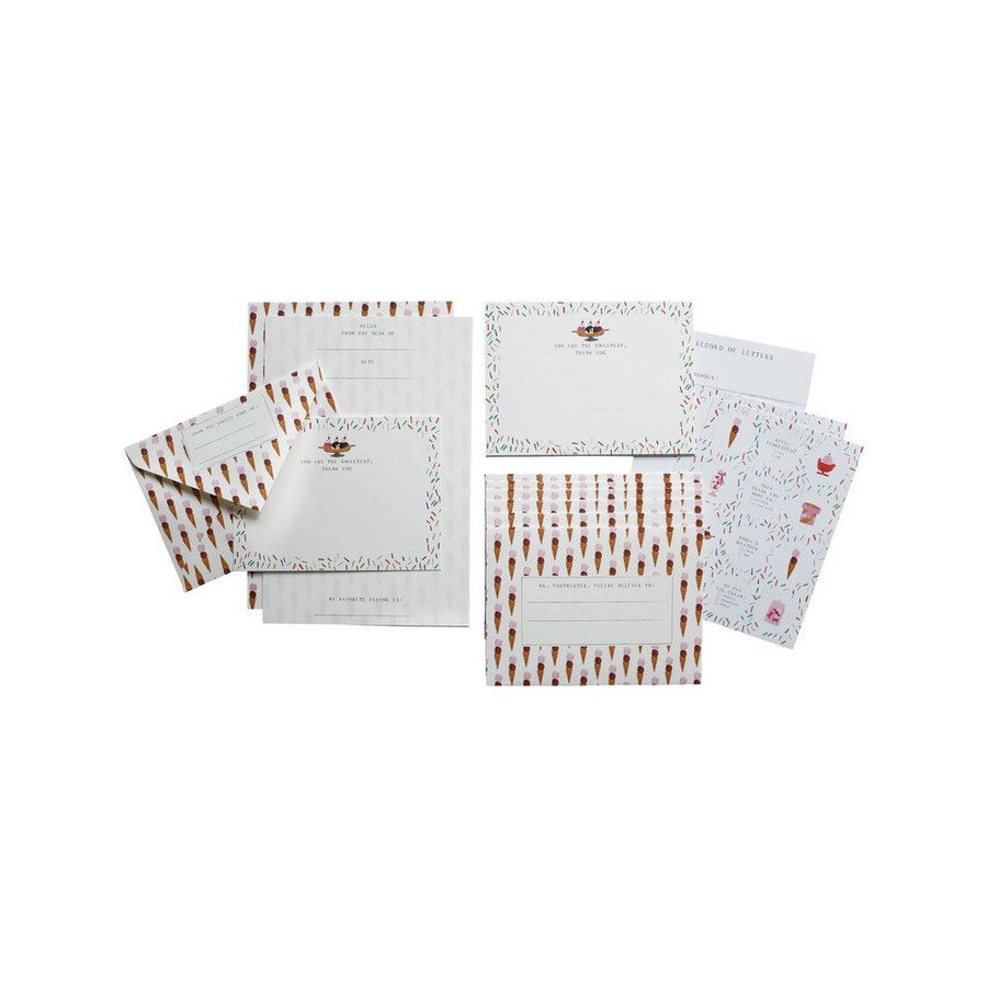 Ice Cream Letter Writing Set