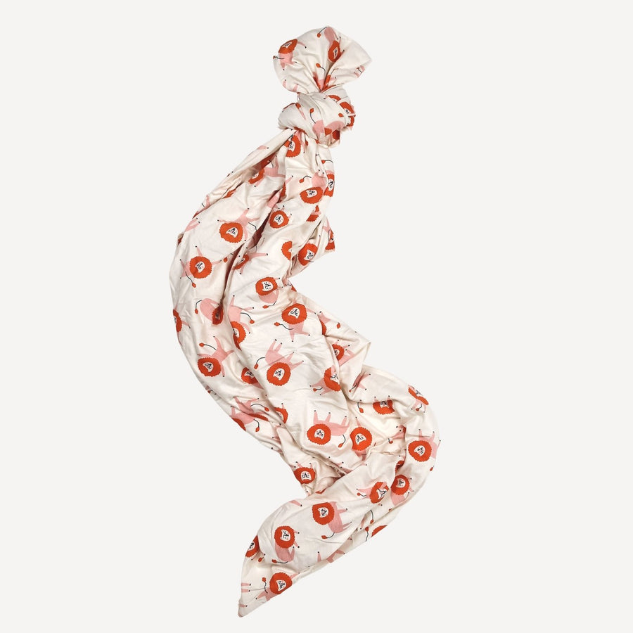 Lion Print Swaddle