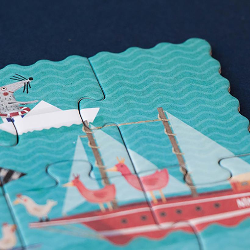 Boats Puzzle—50 Pieces