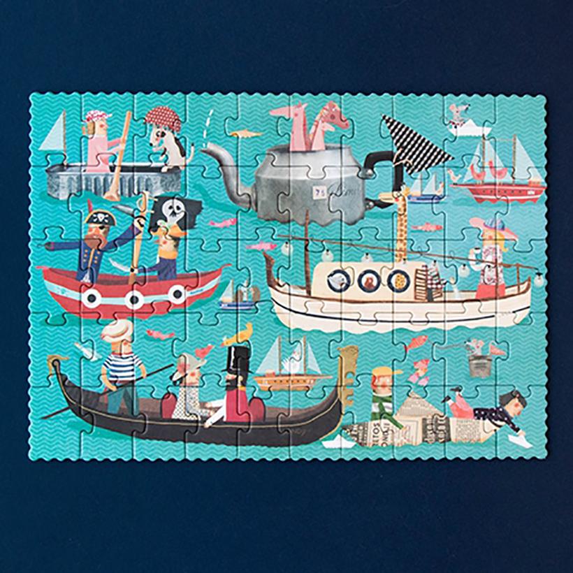 Boats Puzzle—50 Pieces