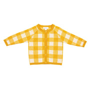 Marigold Gingham Cotton Cardigan