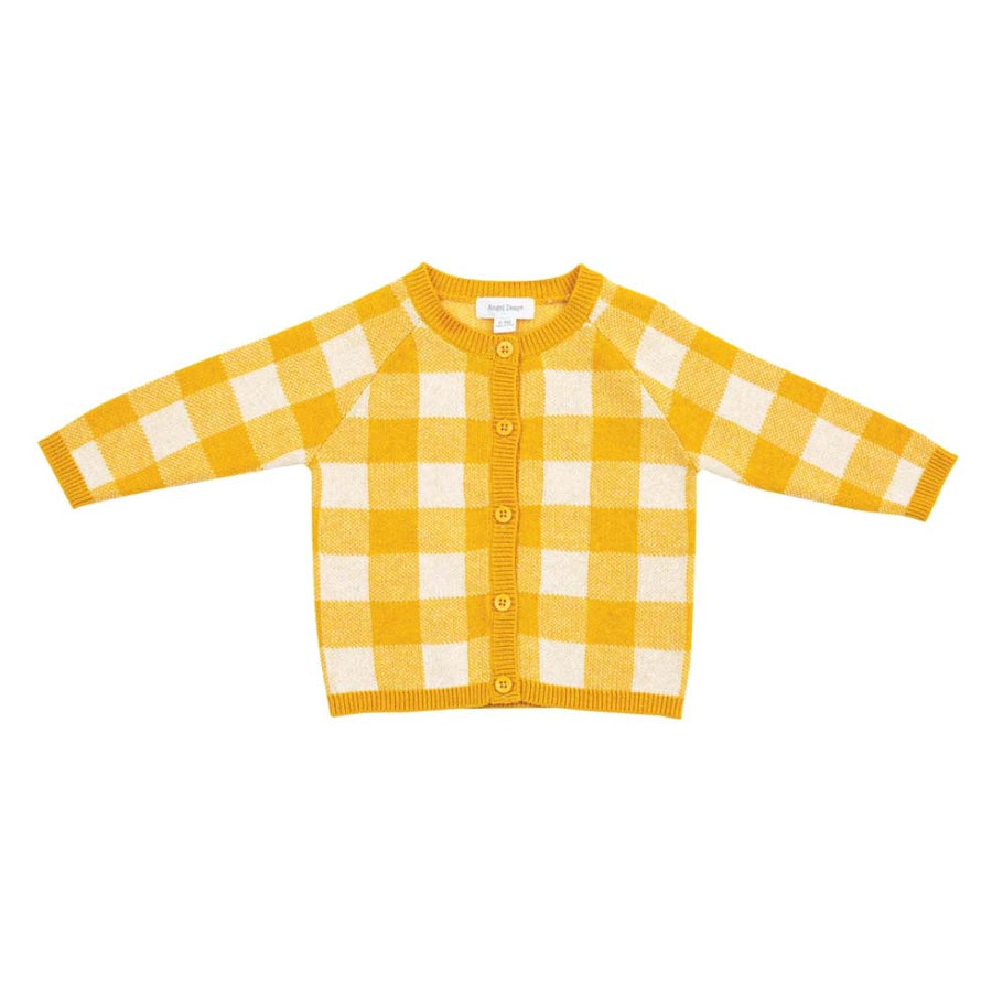 Marigold Gingham Cotton Cardigan