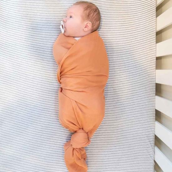 Muslin Swaddle in Burnt Orange