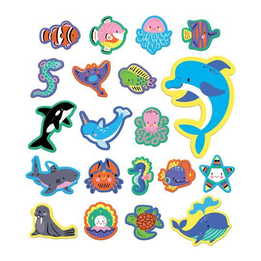 Ocean Stickable Bath Shapes