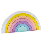 Pastel Wooden Rainbow Stacker