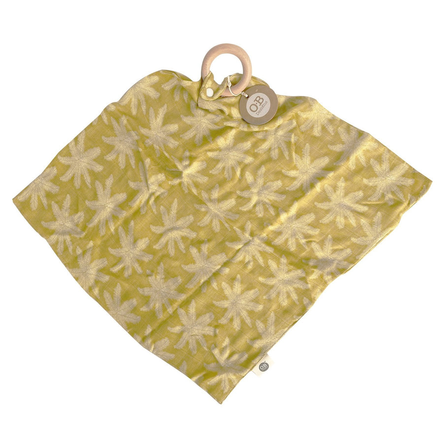 Pear Palm Muslin Blankey Teether