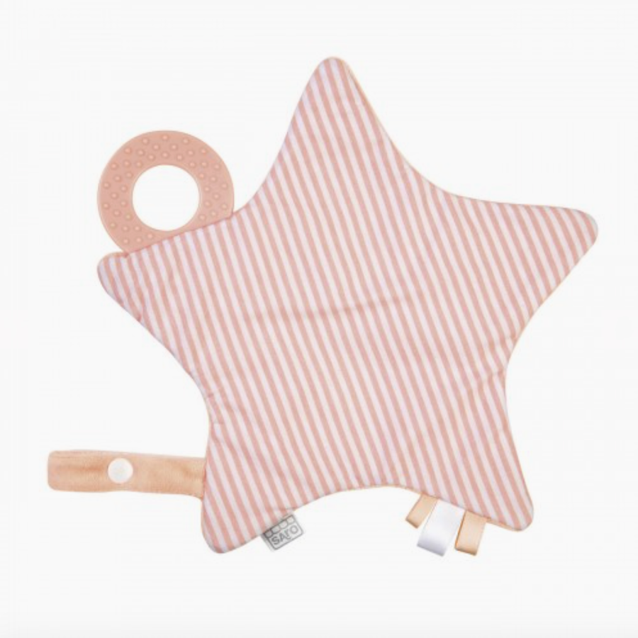 Pink Crackling Star Teether