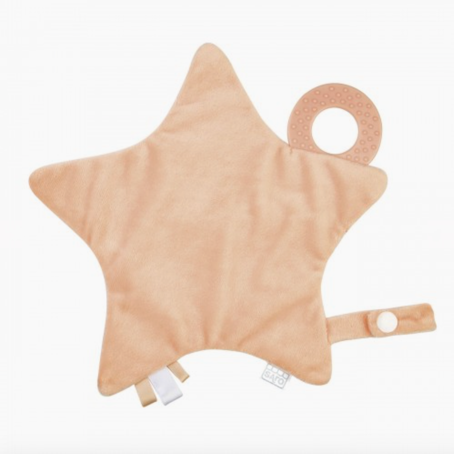 Pink Crackling Star Teether