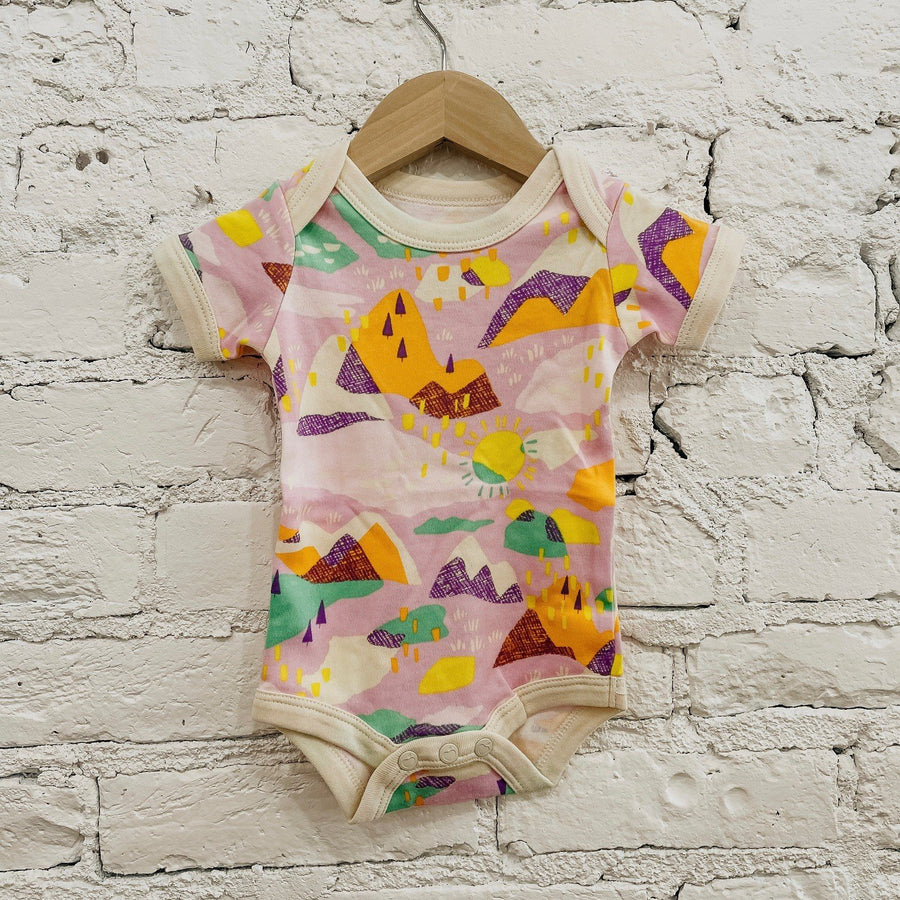 Pink Mountain Onesie